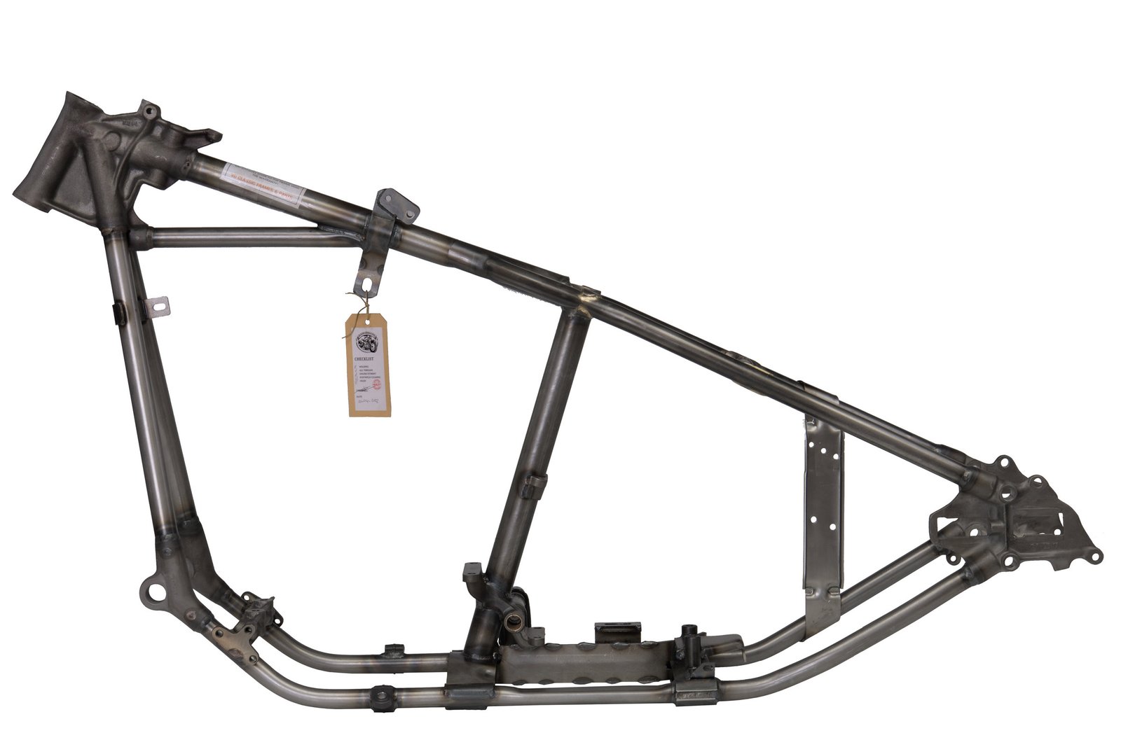 1947 EL/UL Knucklehead Wishbone Rigid Frame side view