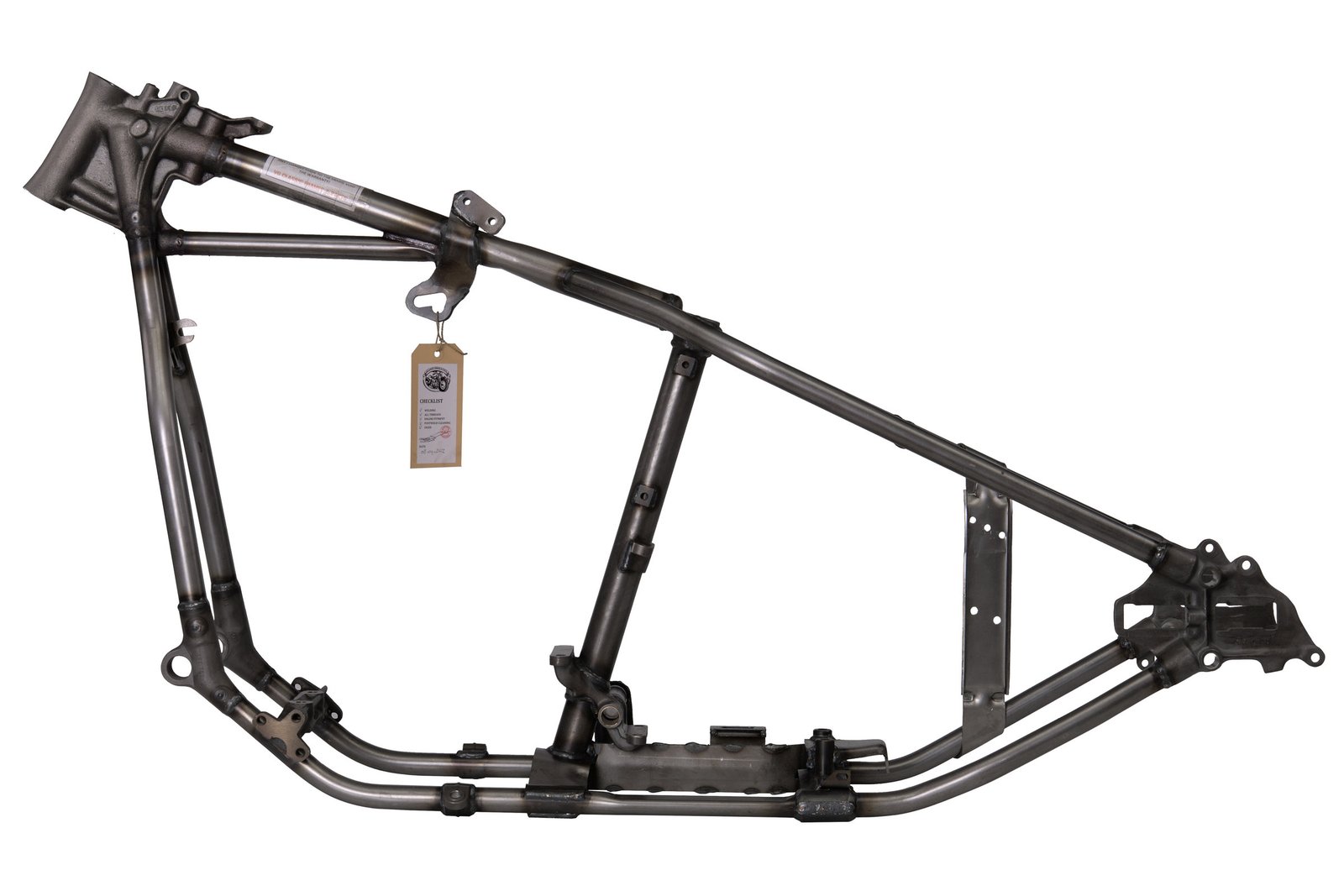 1948 EL/FL Panhead Wishbone Rigid Frame side view