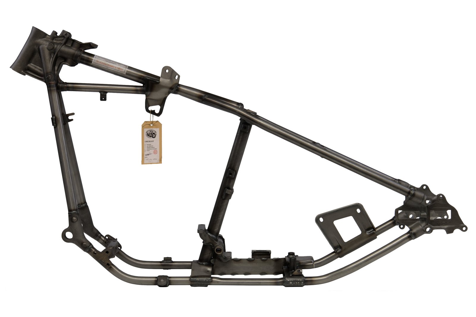 1954–1957 FL Panhead Late Straightleg Rigid Frame side view