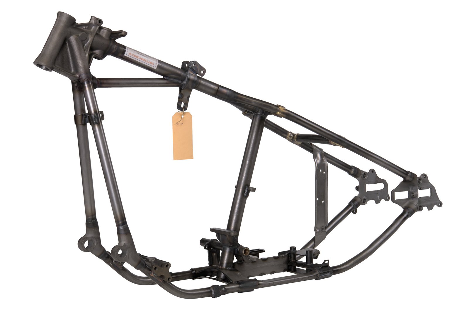 1941–1945 EL/UL Knucklehead Wishbone Rigid Frame side view