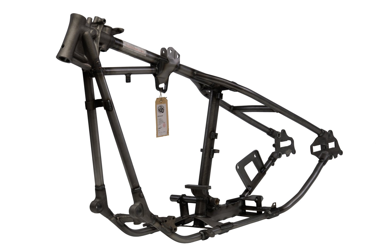 1954–1957 FL Panhead Late Straightleg Rigid Frame side view