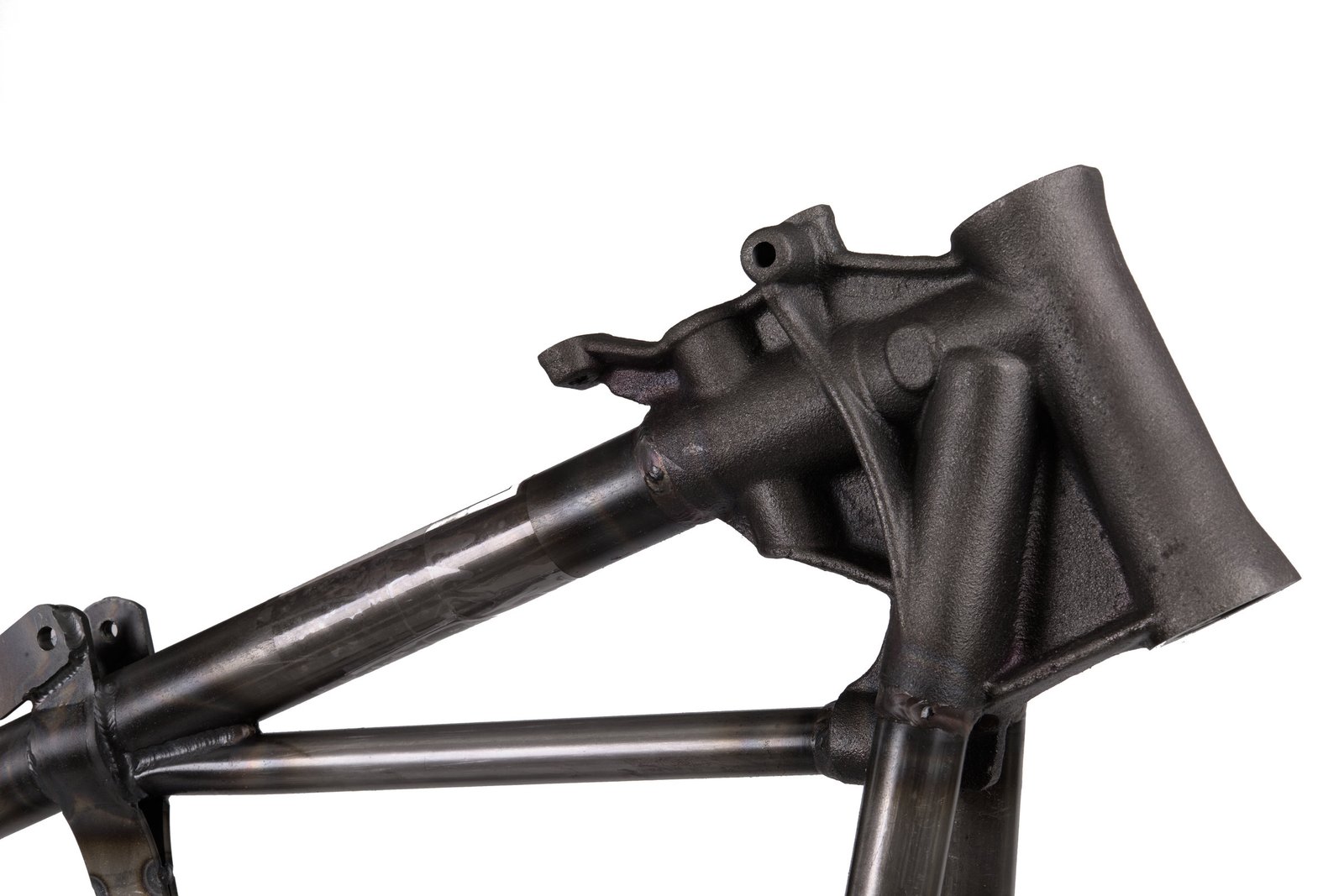 1936 EL Knucklehead Straightleg Rigid Frame - Neck detail