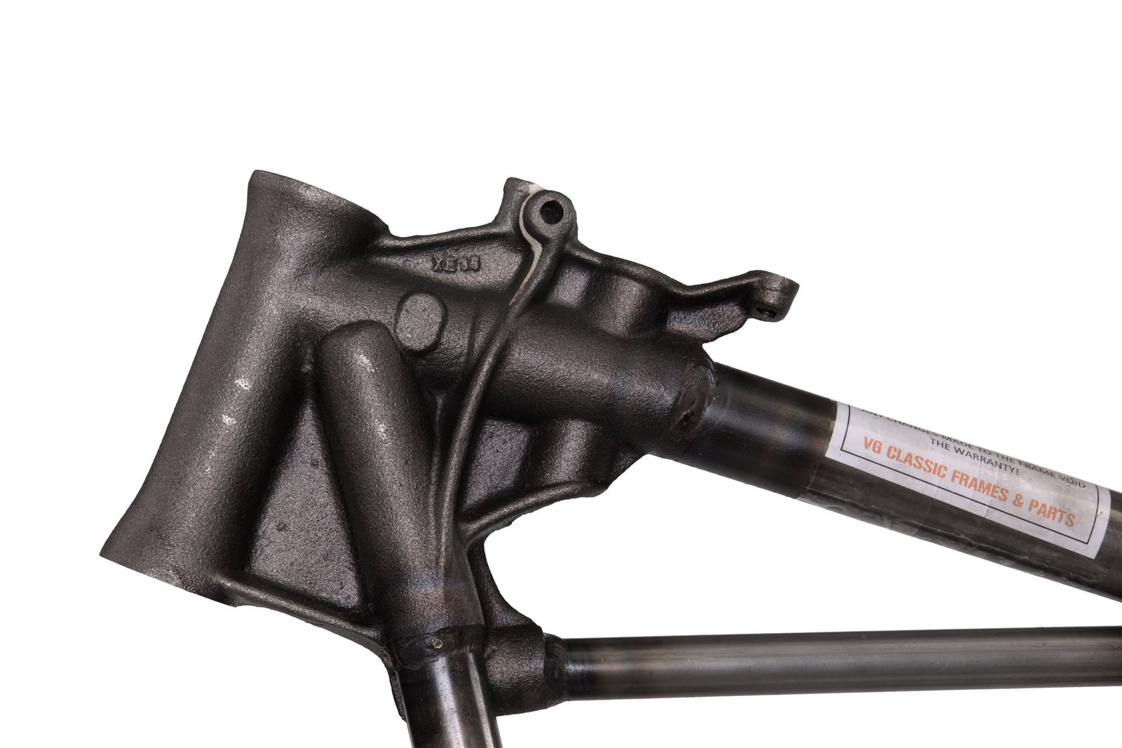 1936 EL Knucklehead Straightleg Rigid Frame - Neck detail