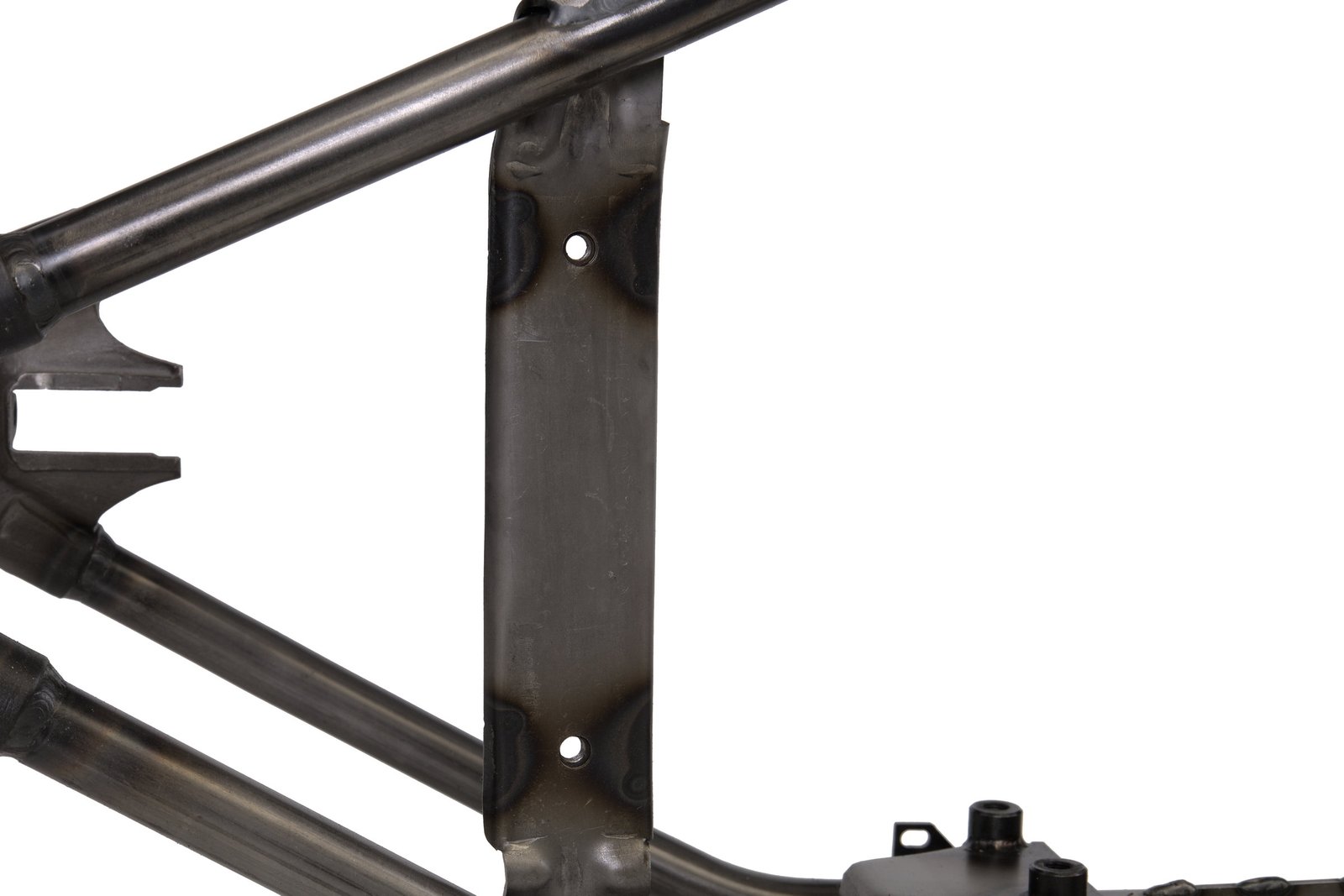1937 EL Knucklehead Straightleg Rigid Frame - Tool Box Mounting Bracket detail