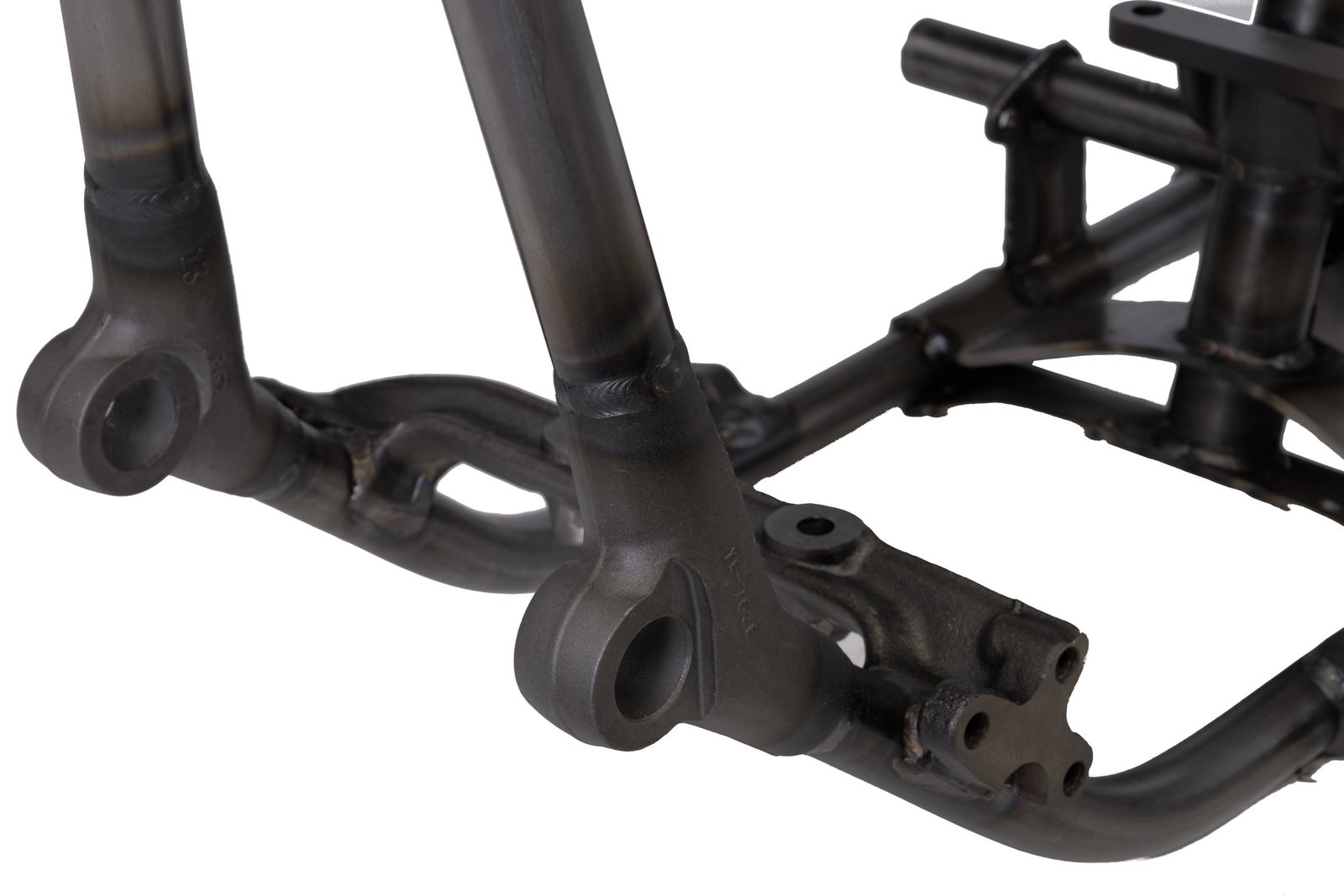 1937 EL Knucklehead Straightleg Rigid Frame - Sidecar Mounting Bracket detail