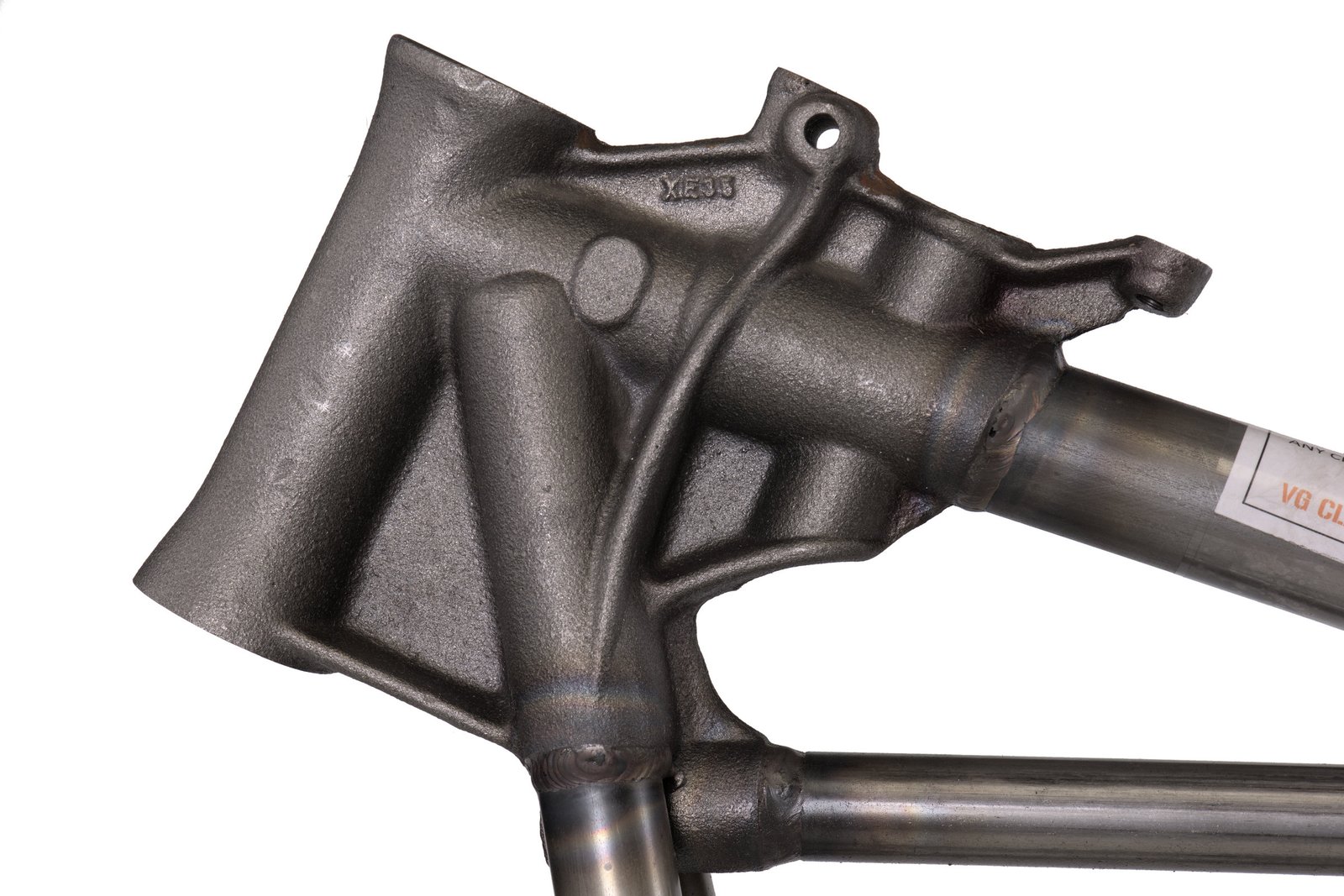1938‑1940 EL/UL Knucklehead Straightleg Rigid Frame - Neck detail