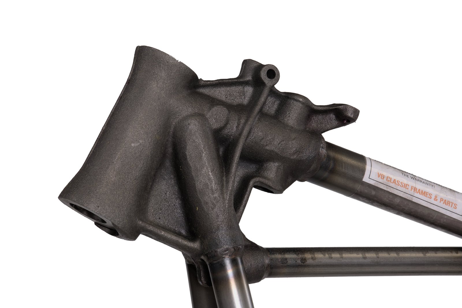 1946 EL/UL Knucklehead Bullneck Rigid Frame - Neck detail