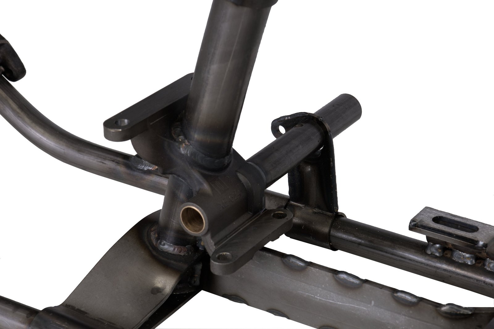 1946 EL/UL Knucklehead Bullneck Rigid Frame - Engine Transmission Mount detail