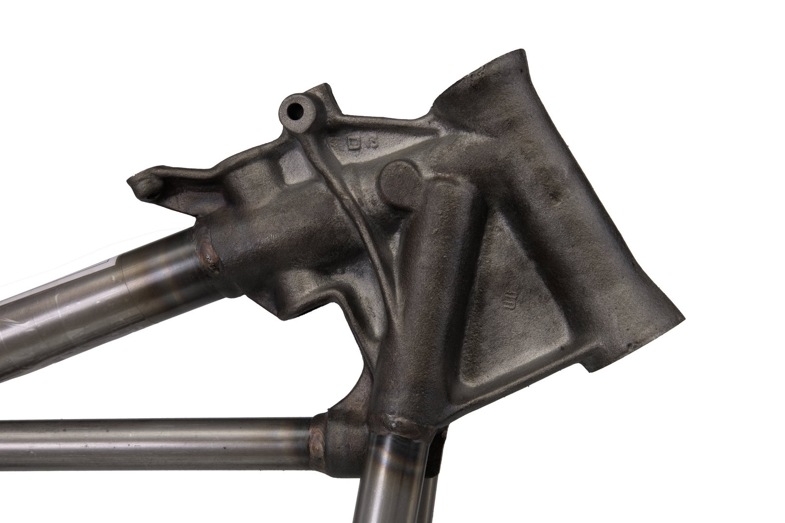 1947 EL/UL Knucklehead Wishbone Rigid Frame - Neck detail