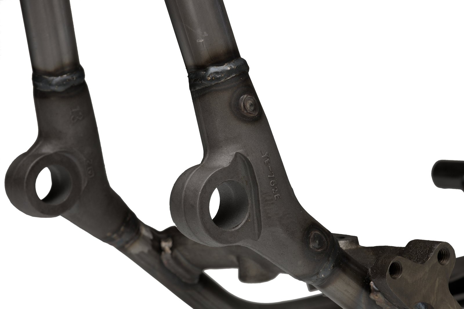1954–1957 FL Panhead Late Straightleg Rigid Frame - Sidecar Mounting Bracket detail